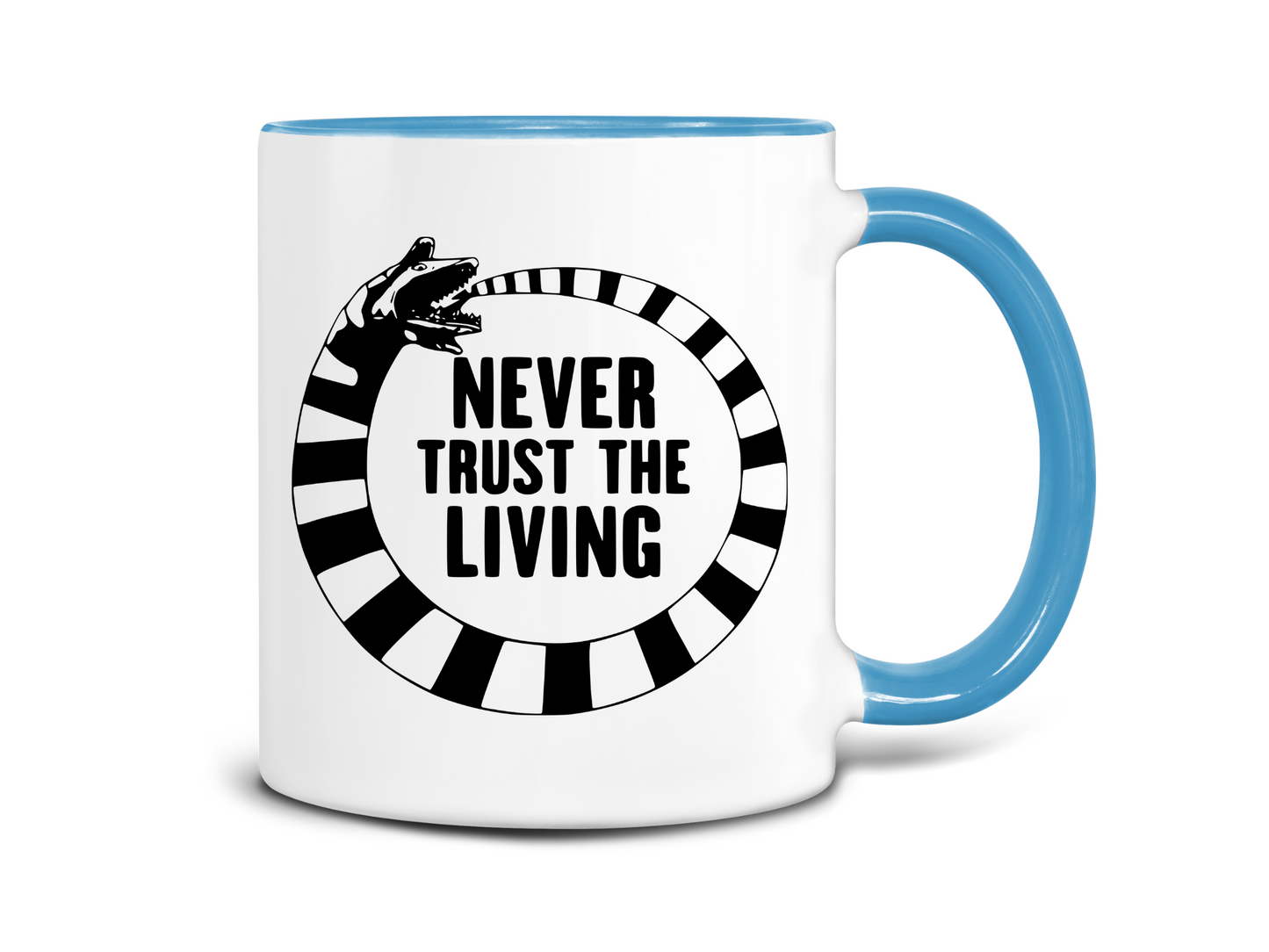 Never Trust The Living Snake Coffee Mug