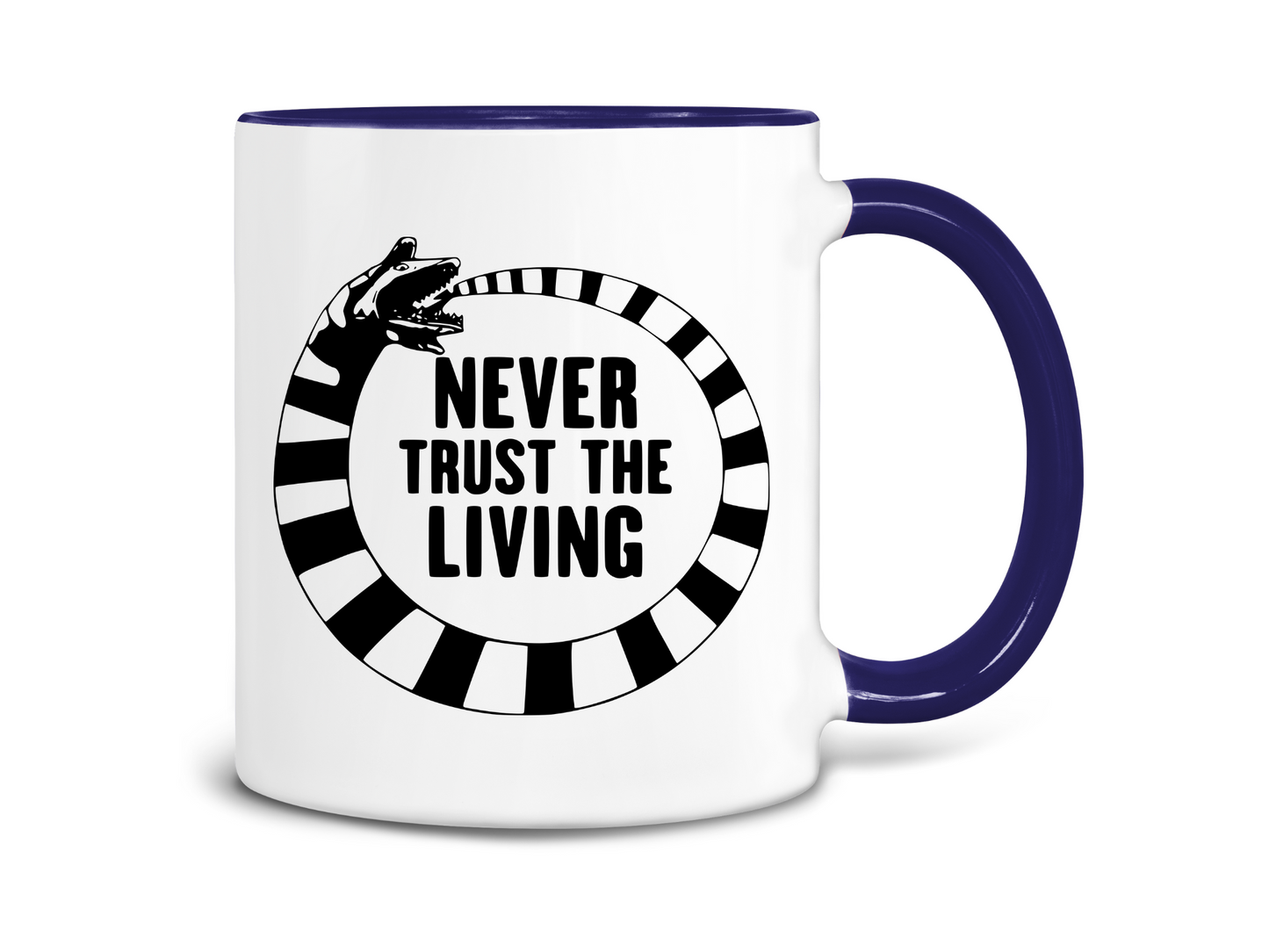Never Trust The Living Snake Coffee Mug