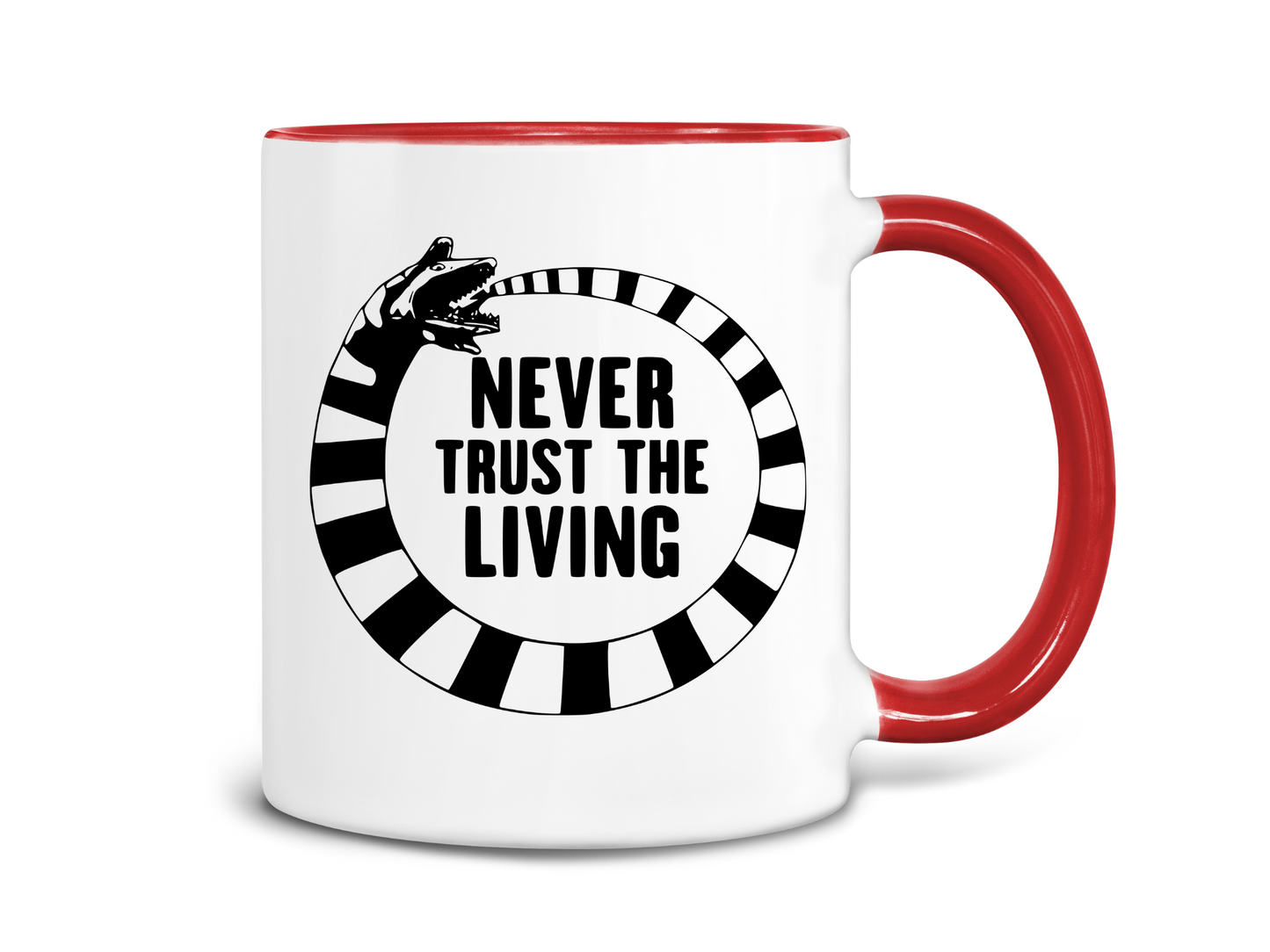 Never Trust The Living Snake Coffee Mug