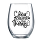 Wine Cheaper Than Therapy Stemless Wine Glass